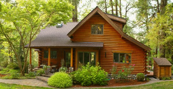 Cost of Log Home Exterior Cleaning in Petaluma